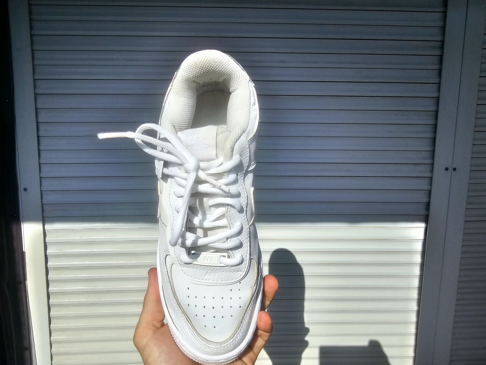 Нови дамски маратонки Nike Air Force 1 Shadow - Бели