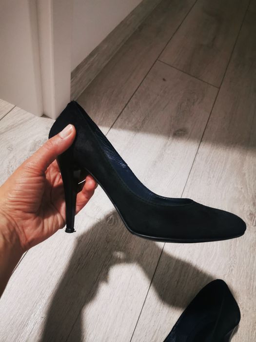 Pantofi piele naturala întoarsă