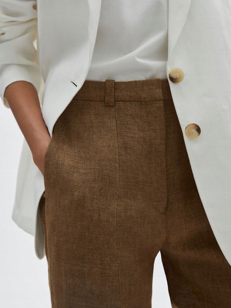 Pantaloni Massimo Dutti, din in