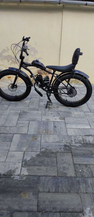 Bicicleta pegas cutezător ev2 cu motor