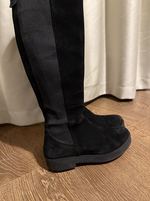 Cizme piele intoarsa musette