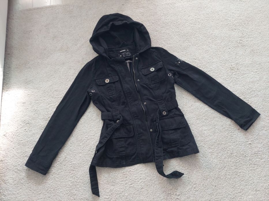 Geaca primavara sacou blug negru marimea s