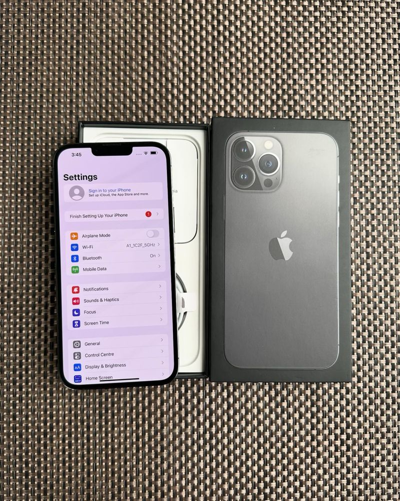 НОВ!!! /*ЛИЗИНГ*/  iPhone 13 Pro Max 256Gb Graphite / Гаранция