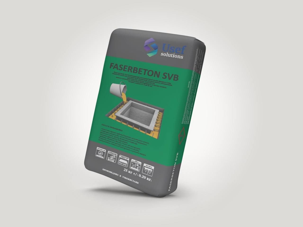 Безусадочная быстротвердеющая бетонная смесь (Faserbeton SVB)