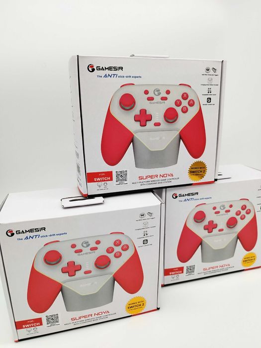Контролер GameSir Super Nova Red&White iOS, Android, Switch/ 2/PC