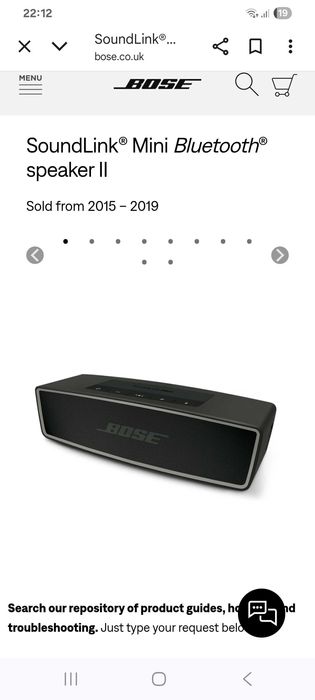 Bose soundLink  mini ,Bluetooth колонка на батерия( зареждаща се]