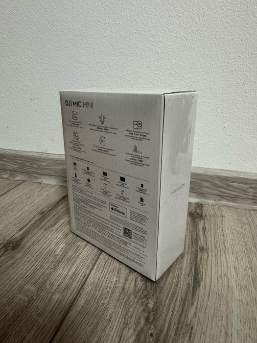 Kit DJI MIC Mini, 2x microfon, 1x receptor, 1x statie incarcare NOU