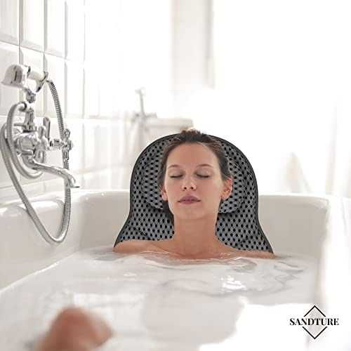 Нова Луксозна сива възглавница за вана/Ултра бързо съхнене