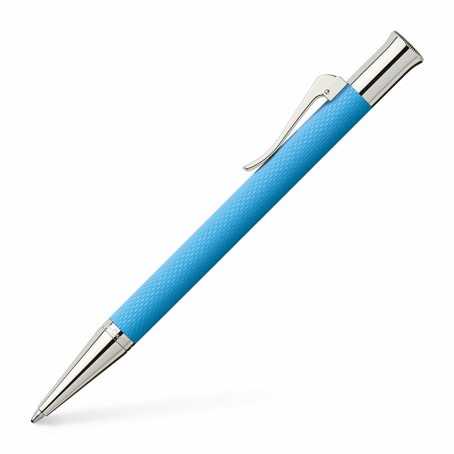 Pix Graf von Faber-Castell Propelling ball pen guilloche gulf blue