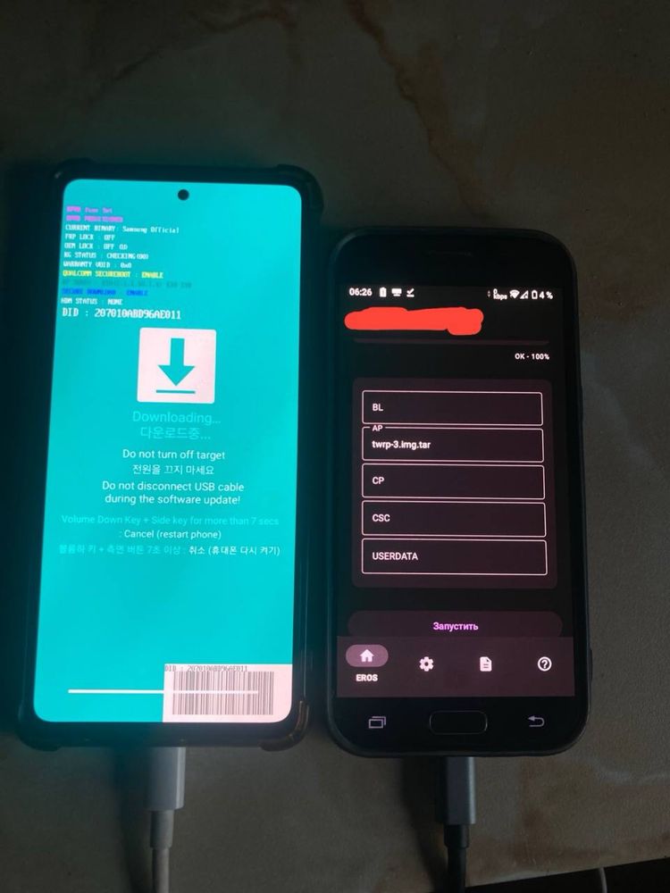 Программа для прошивки Samsung без компьютера