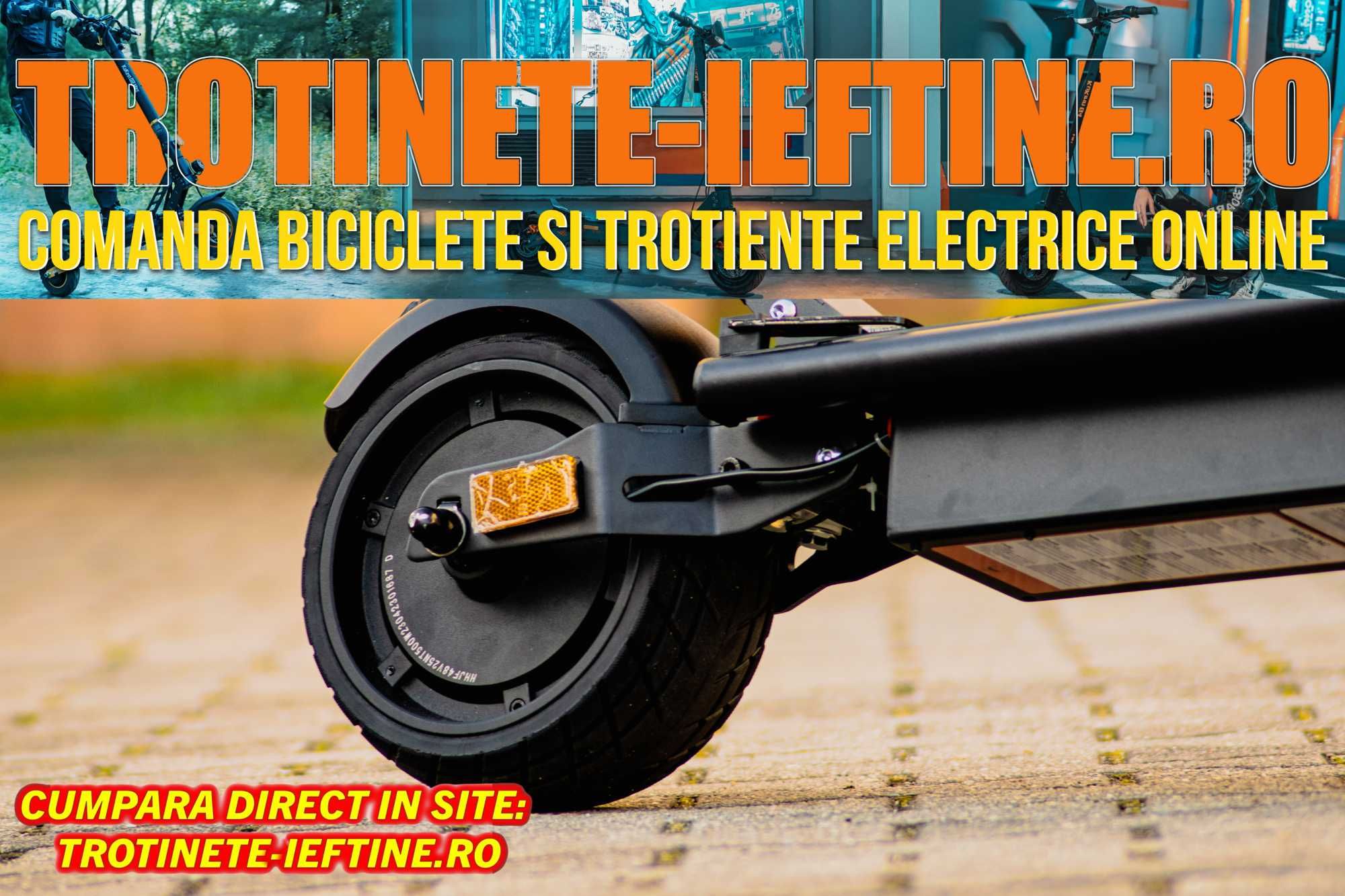 Trotineta Electrica S4 - Roti Late 9 Inch, Performanță Excepțională