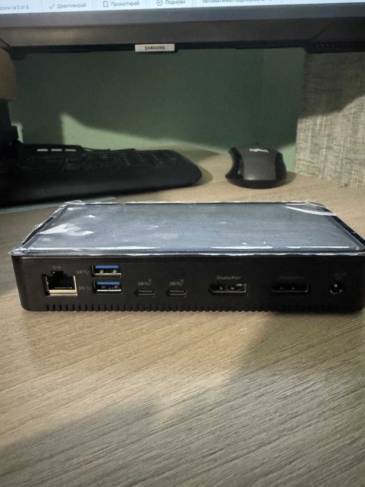 Докинг станция Belkin Thunderbolt 3 Dock Plus, Черен - нова