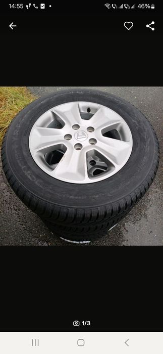 Jante aliaj 16"Dacia Duster, Nissan Qashqai-anv.IARNA