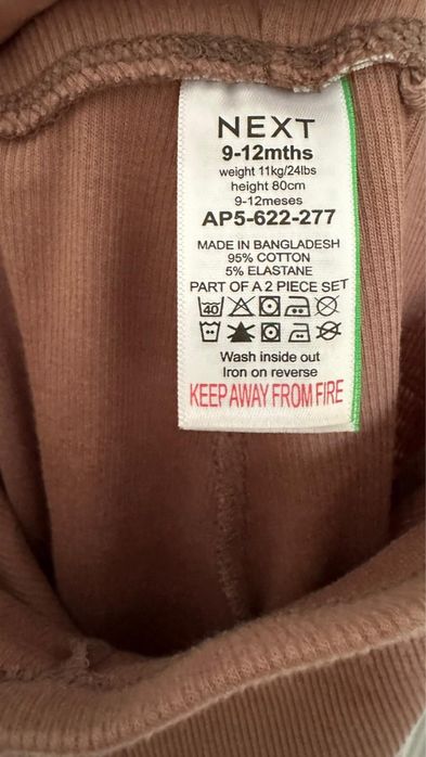 Set cu ren de Craciun, NEXT, mar.80 cm, 9-12