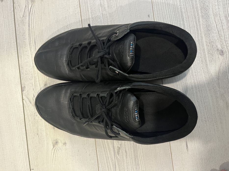 Оригинални кожени сникърси/кецове Ecco Goretex номер 46, стелка 30см