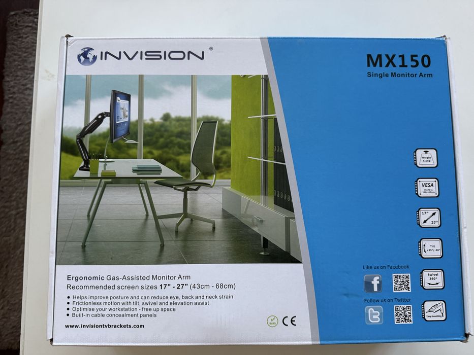 Braț monitor Invision MX150