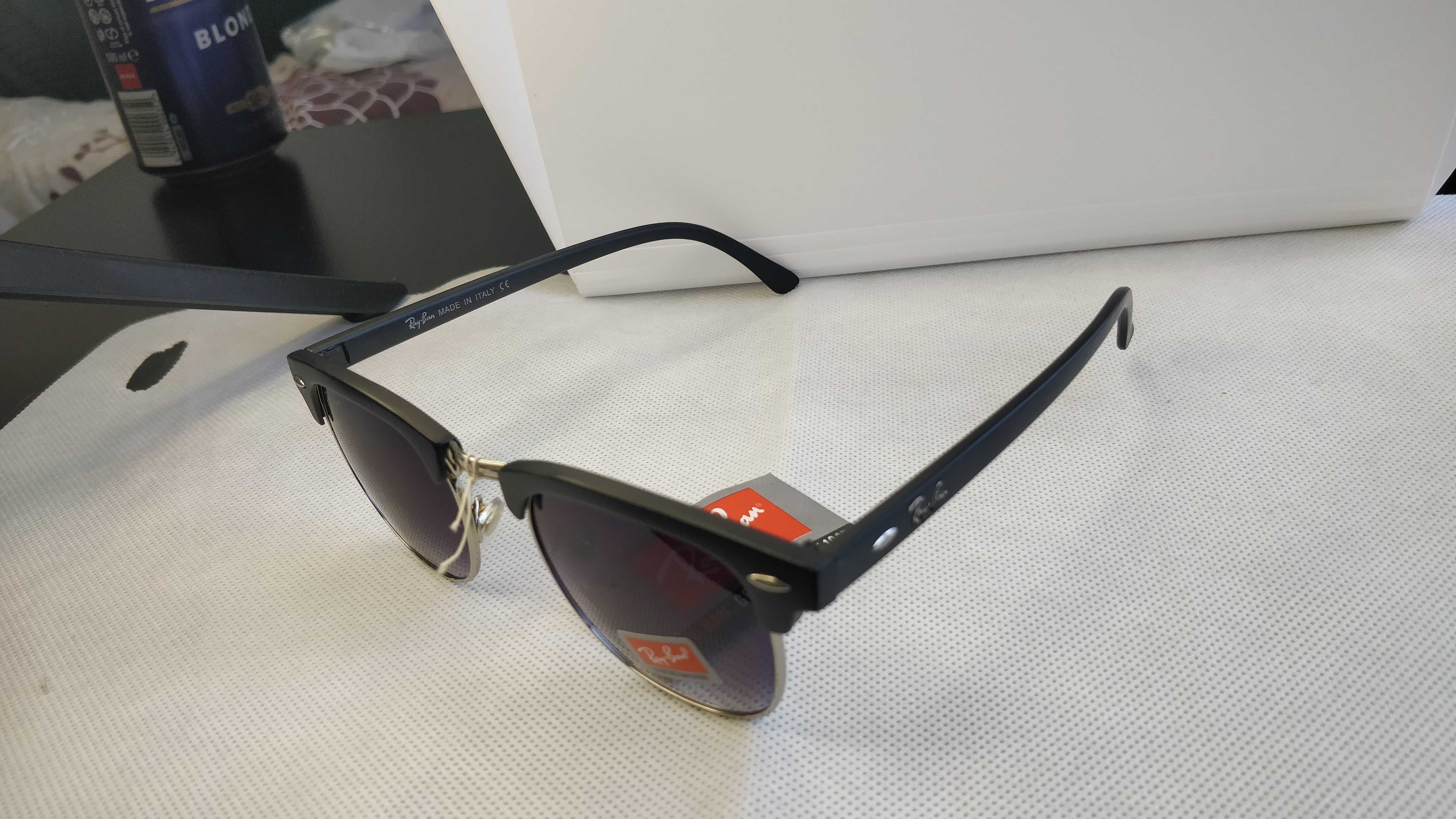 Ochelari de soare RAY BAN RB 3016 CLUBMASTER lentila mov