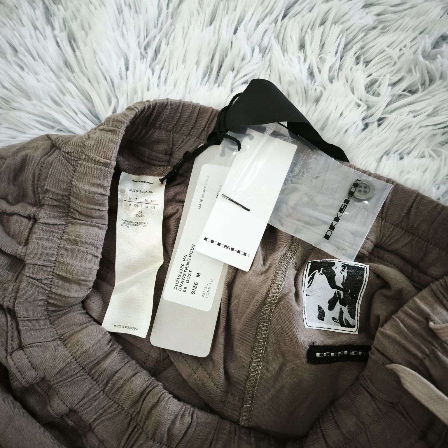 RICK OWENS DRKSHDW мъжки къси панталони оувърсайз в два цвята НОВИ