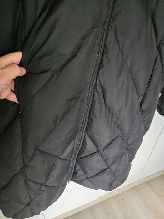 Голямо зимно яке , дълго с качулка