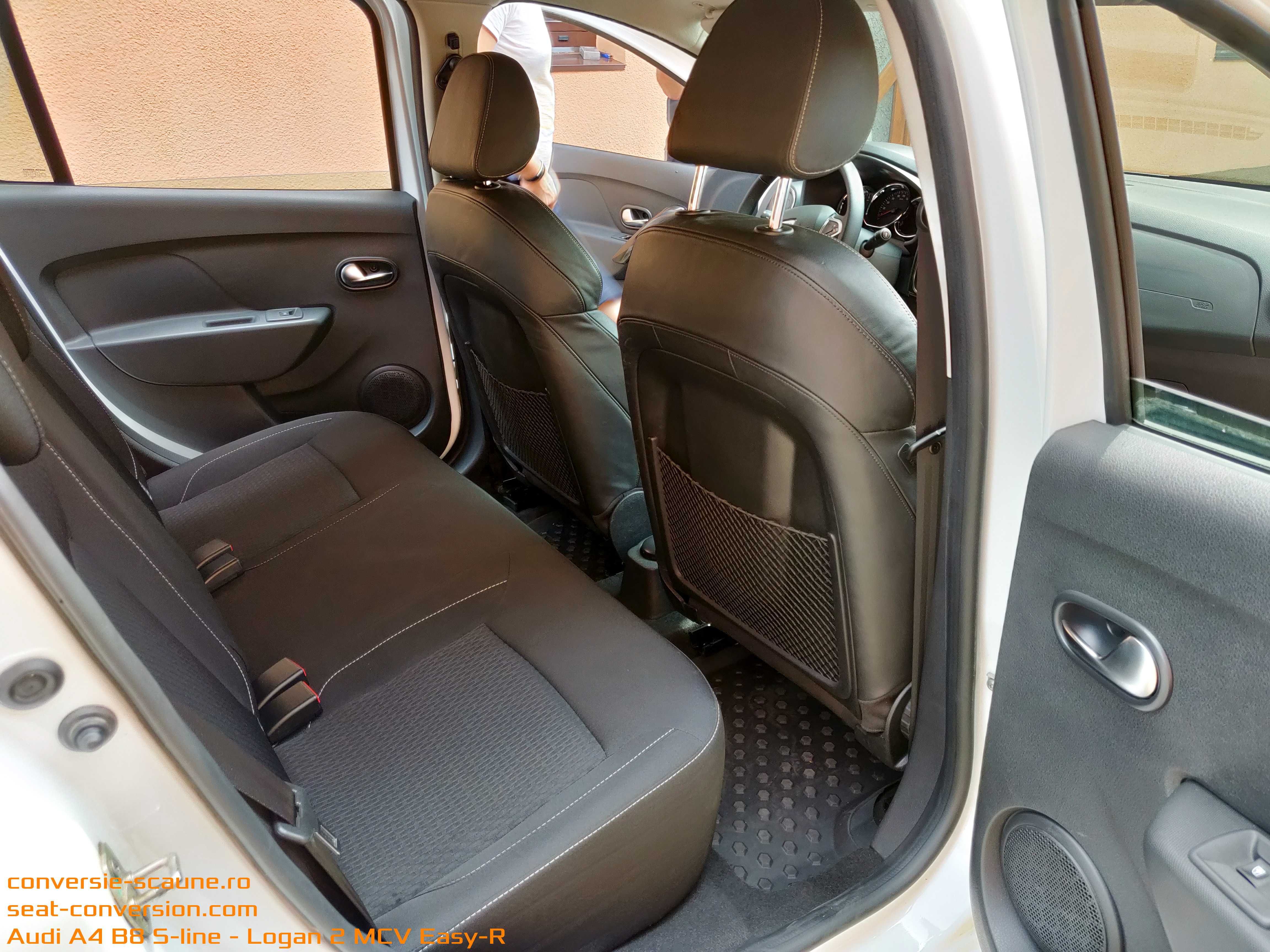 Sistem adaptare scaune de Audi A4 B8 A5 pe Logan Duster Sandero
