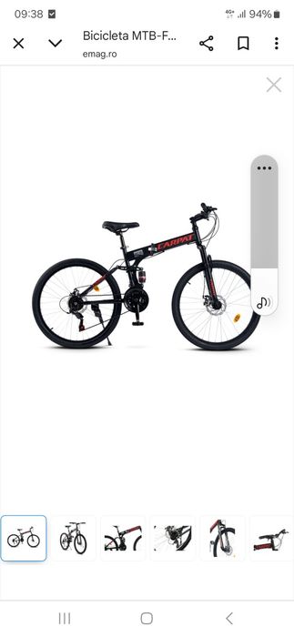 Bicicleta MTB Carpat Folding-NOUA