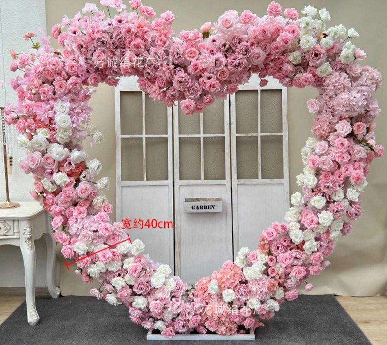 Сердце из цветов