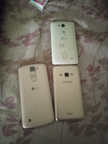 Не рабочии телефоны на запчасти батареи есть на Самсунг и на LG