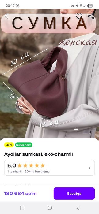 Xitoydan siz uchun buyurtma beramiz