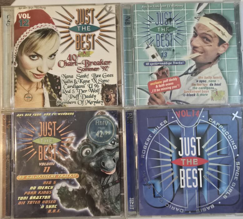 CD-uri „Just The Best” Vol. 11–14 (1997)