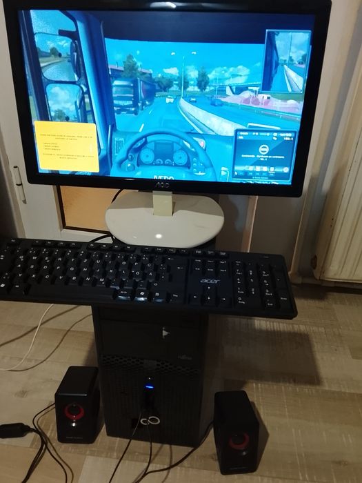 Unitate PC completa cu monitor, i5,8gb,,video 4gb