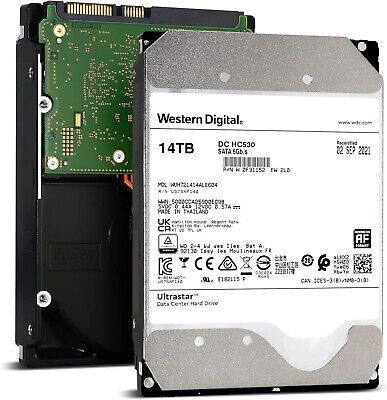 Доставка 14 Tb WD Ultrastar DC HC530 14TB SATA 6G 3.5 жёсткий диск HDD