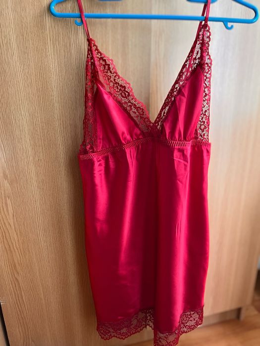 Rochie lenjerie satin (2 buc)