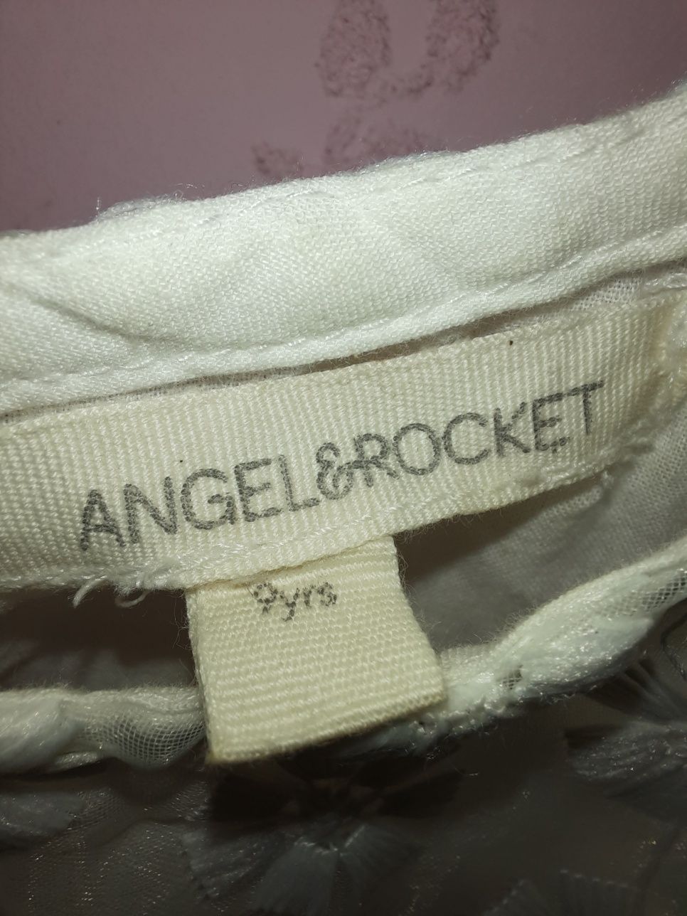 Angel and Rocket детска рокля