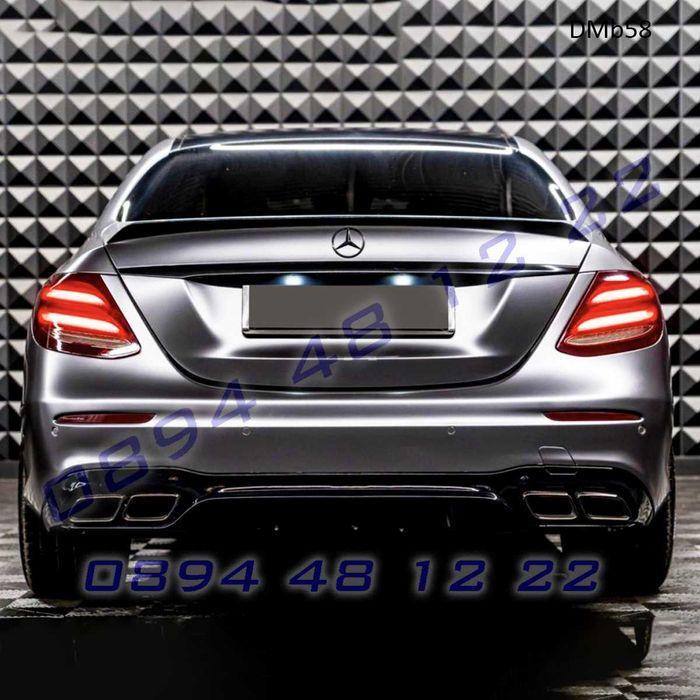 Дифузьор задна AMG броня Mercedes E63 W213 мерцедес тунинг добавка амг