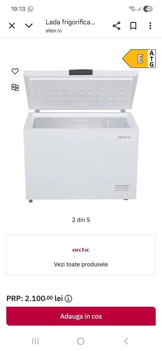 Lada frigorifica Arctic