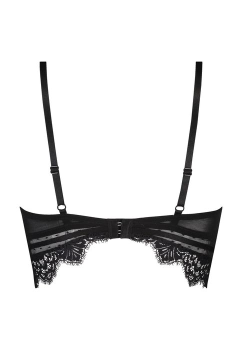NOU! Sutien negru cu dantelă Marilee Hunkemöller.