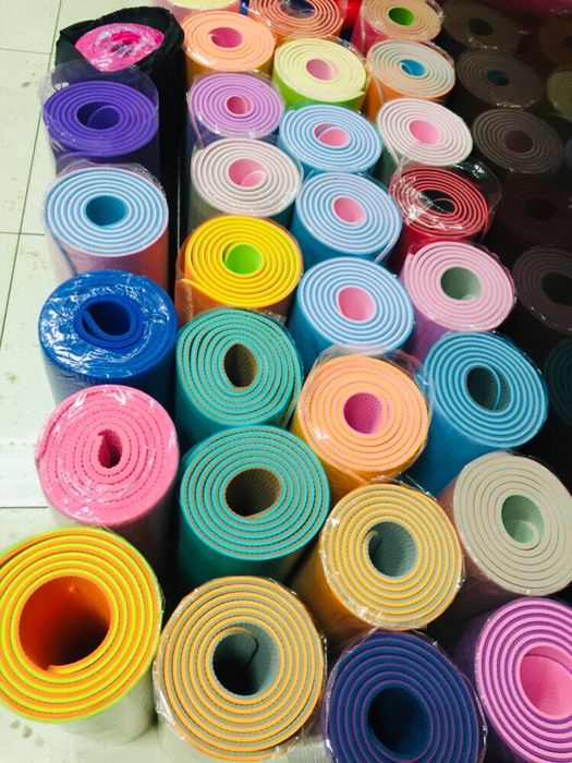 Коврик гимнастический для йога и фитнеса 6мм в