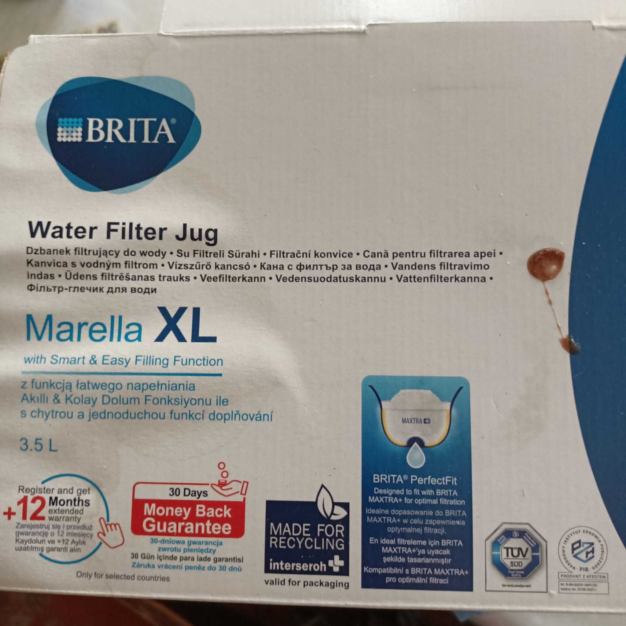 cana  de filtrare apei -Brita Marella - 3.5 L - fara filtre incluse