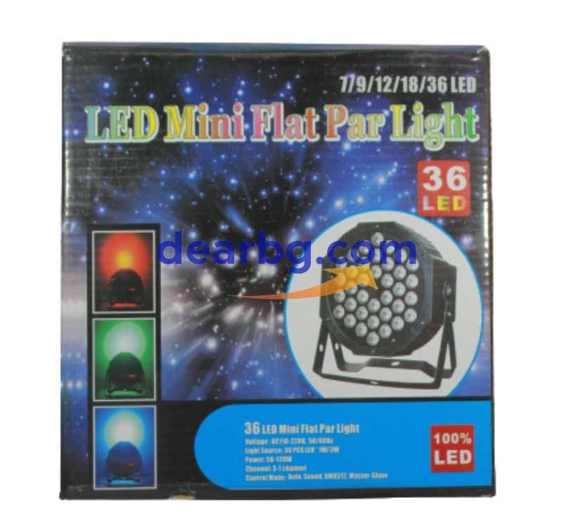 LED PAR Диско прожектор с 36 диода DMX512