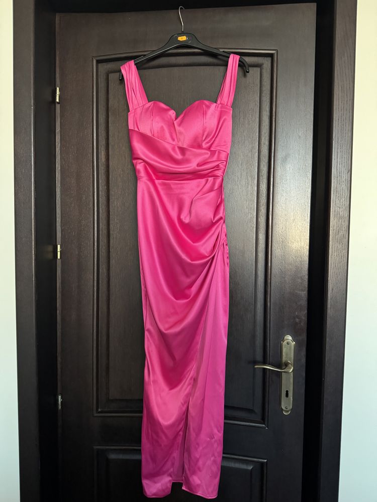 Rochie ocazie roz fuchsia xs facuta pe comanda
