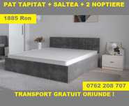 Paturi Dormitoare Tapitate Gri Maro Verde Alb Negru Turcoaz Bej X2