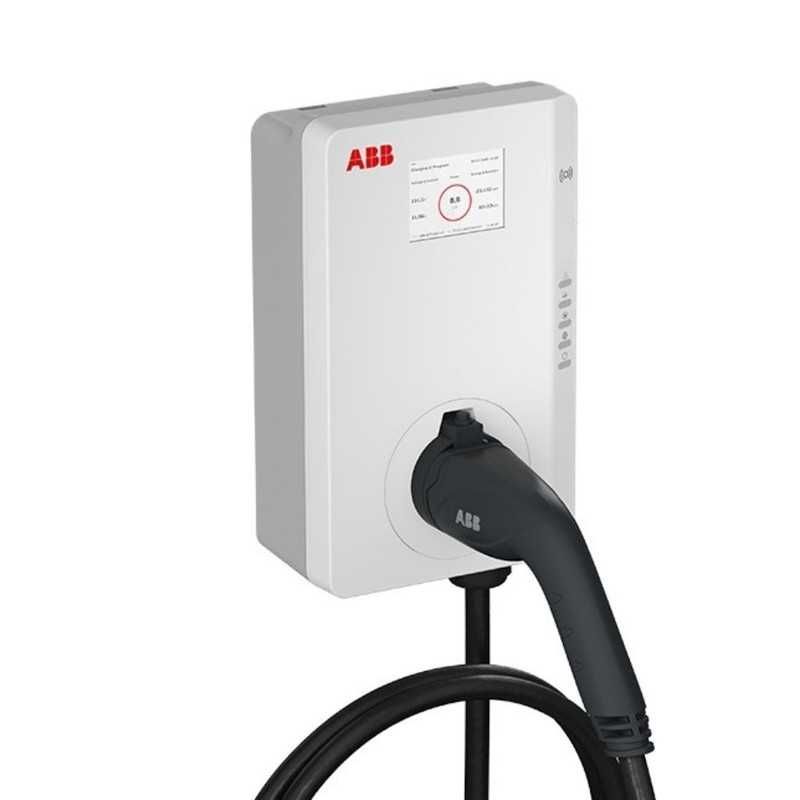 Зарядна станция ABB Terra AC 22 kW с кабел, дисплей, RFID, Wi-Fi и 4G