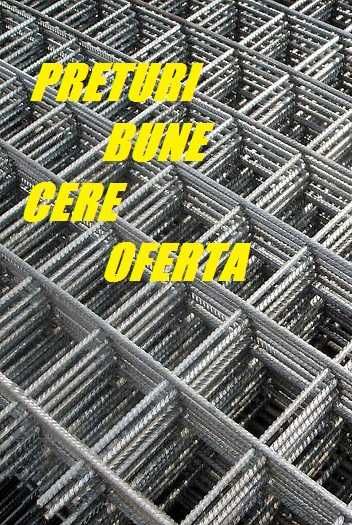 Fier beton.  plasa sudata.