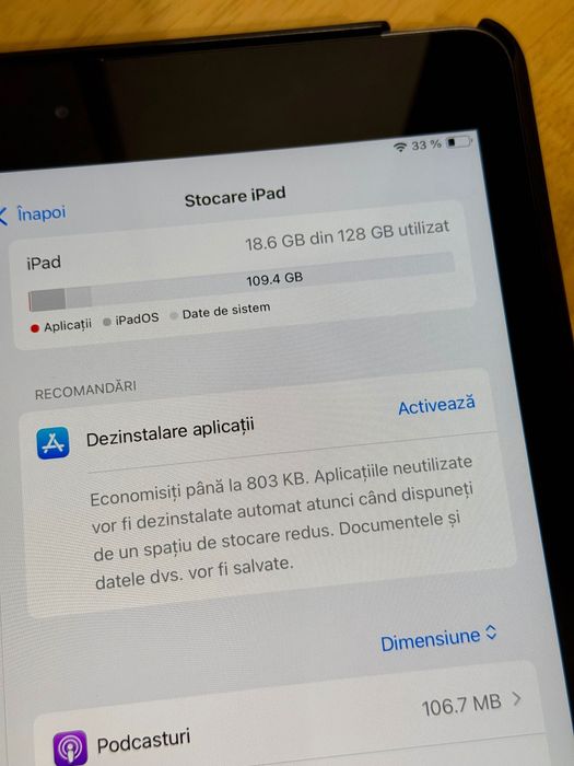 iPad 10.2" Gen 7 Wi-Fi + Cellular 128GB Space Grey impecabil