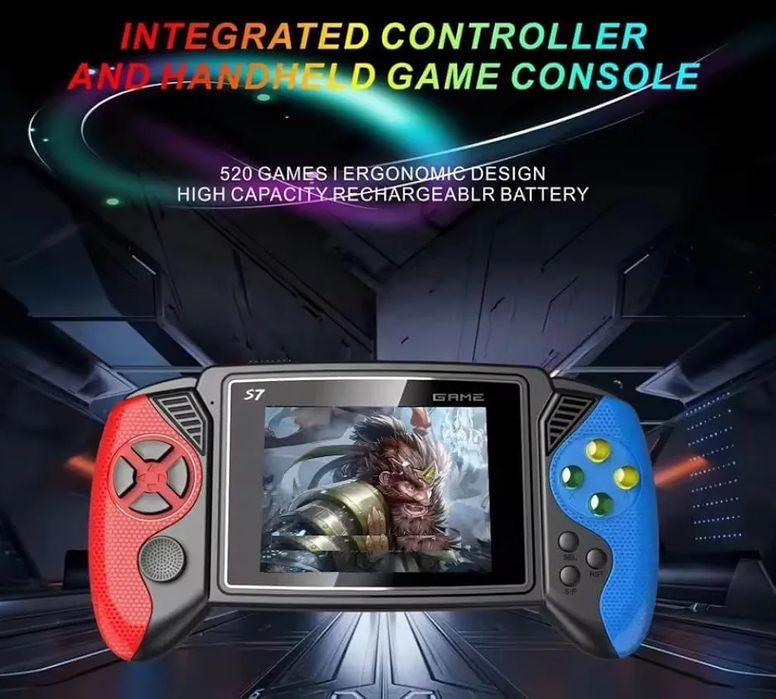 Преносима игрова конзола S7 5.1 инча с 10000 вградени игри -20 %