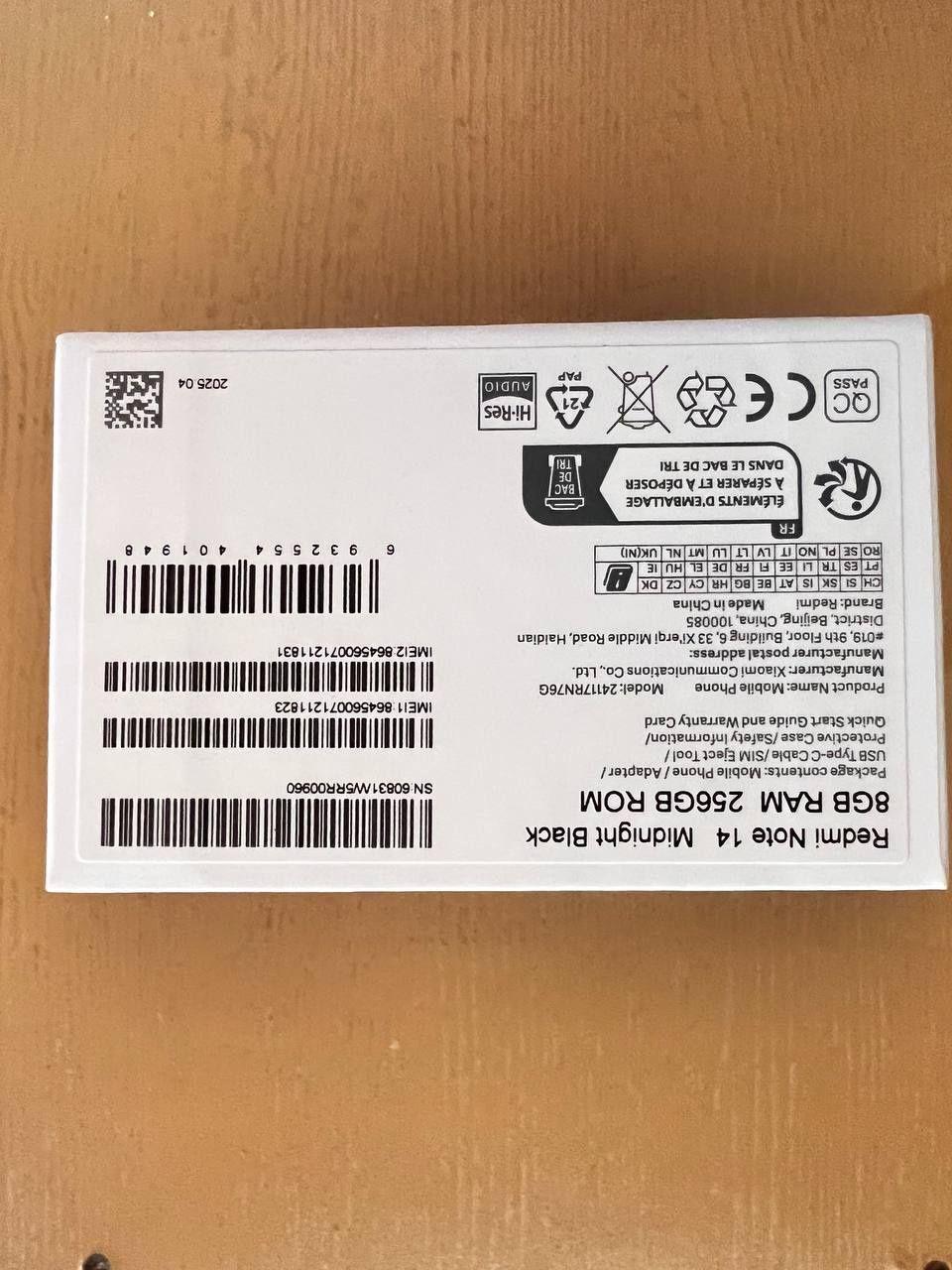 Redmi note 14 8/256 gb yengi ishlatilmagan.