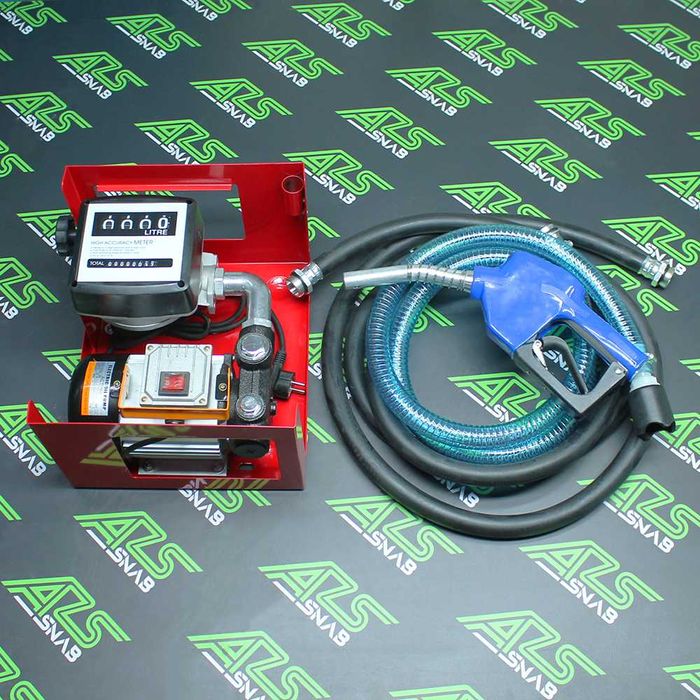 Заправочные мини колонки 12-220V с шлангом и пистолетом