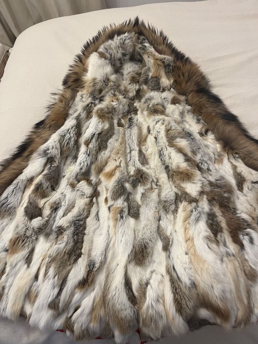 Geaca haina rosie blana naturala