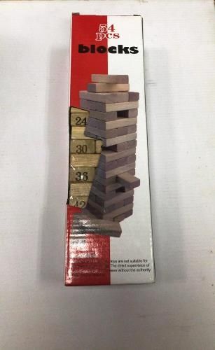 Дженга 54 бруска дерево