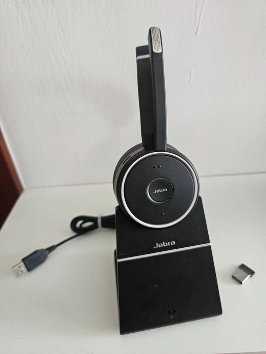 Casti Jabra Evolve 75 profesionale - docking station - Bluetooth - usb